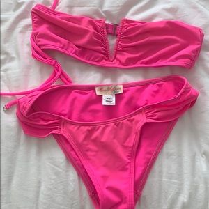 Mara Hoffman V wire bikini set